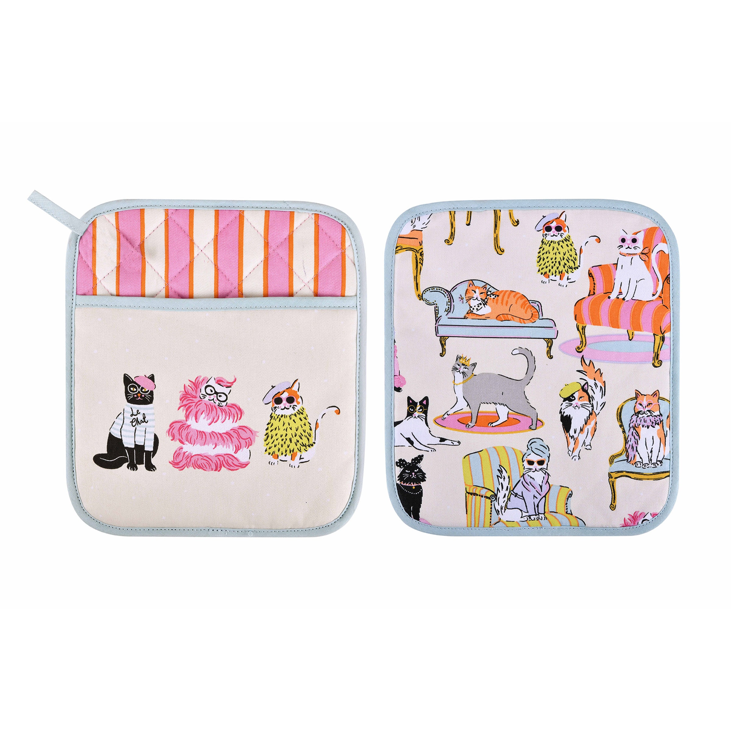 Ulster Weavers 'Cool Cats' Cats Print 100% Cotton Pot Mitt