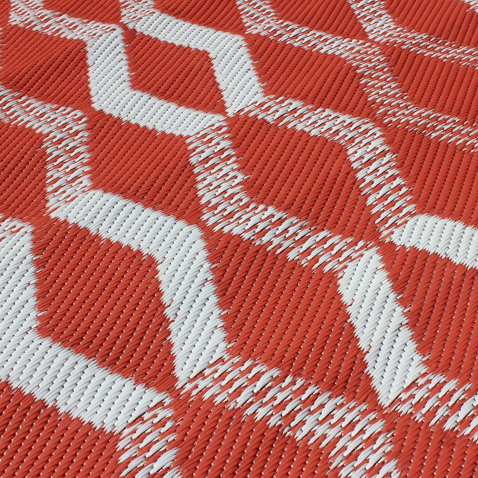 image 1 of Fusion Rico Outdoor Outdoor Rug Terracotta