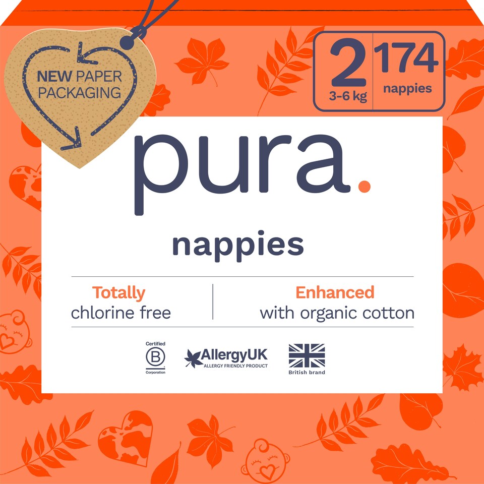 image 1 of Pura Soft & Sensitive Nappies Size 2, 174ct