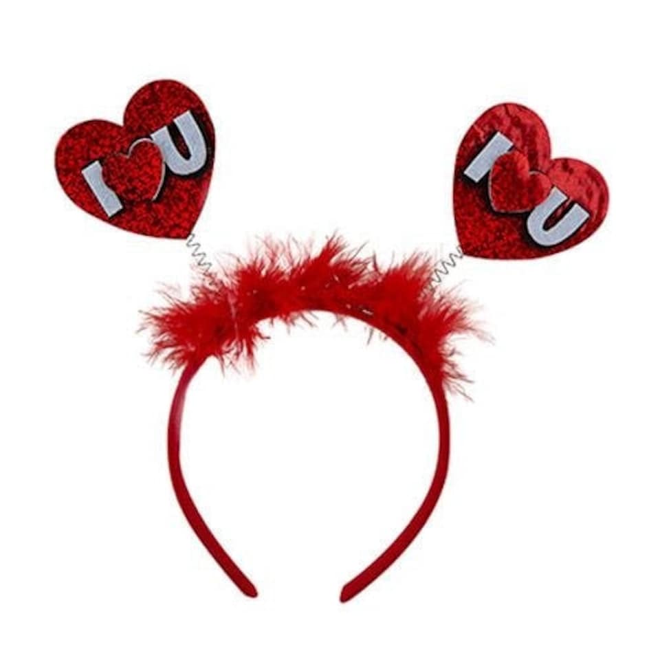 I Love U Head Boppers Fancy Dress Headband