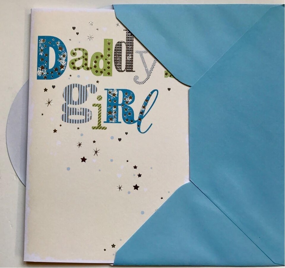 image 1 of Daddy's Girl, Father's Day Greeting Card