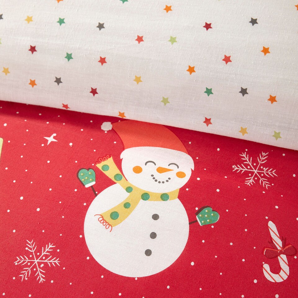 image 1 of Bedlam Elf & Santa Duvet Cover Set Multi