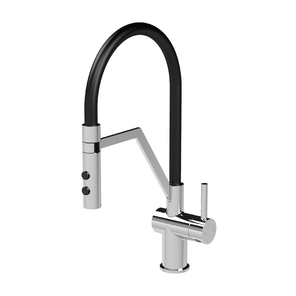 image 1 of Rana Kitchen Mono Mixer Tap - Single Lever Polished Chrome | Silver | Chrome | 1