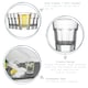 image 2 of LAV Aras Shot Glasses - 45ml - Clear - Pack of 6 Clear