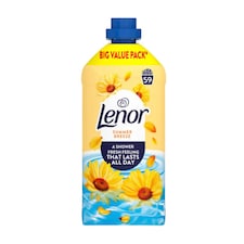 Lenor | Summer Breeze Fabric Conditioner 59 Wash | 59 Washes x 1 Bottle | 1827ml