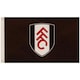 image 1 of Fulham FC Crest Flag - Black/White/Red - One Size (UTSG28726)
