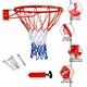 image 4 of Full Size Basketball Hoop Ring Net Wall Mounted Outdoor Hanging Basket 18"/45cm