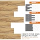 image 5 of NOVECRAFTO Self Adhesive Vinyl Floor Planks – 36x5.98 in (91.4x15.2cm) – Peel & Stick Flooring Tiles – Sandalwood Glow Wood Effect – Pack of Vinyl Tiles | Brown | 5 sqm