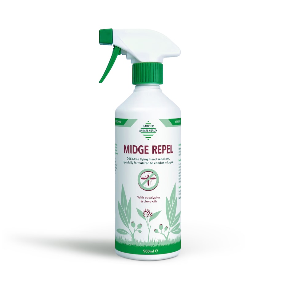 Barrier Midge Repel DEET-Free Flying Insect Repellent 500ml Spray Equestrian