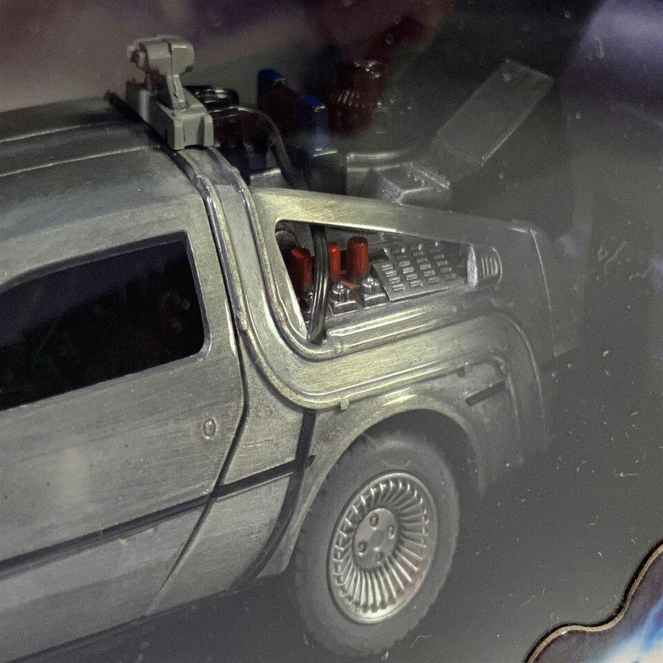 image 1 of Back to the Future Delorean 13cm Jada 32185 Boxed