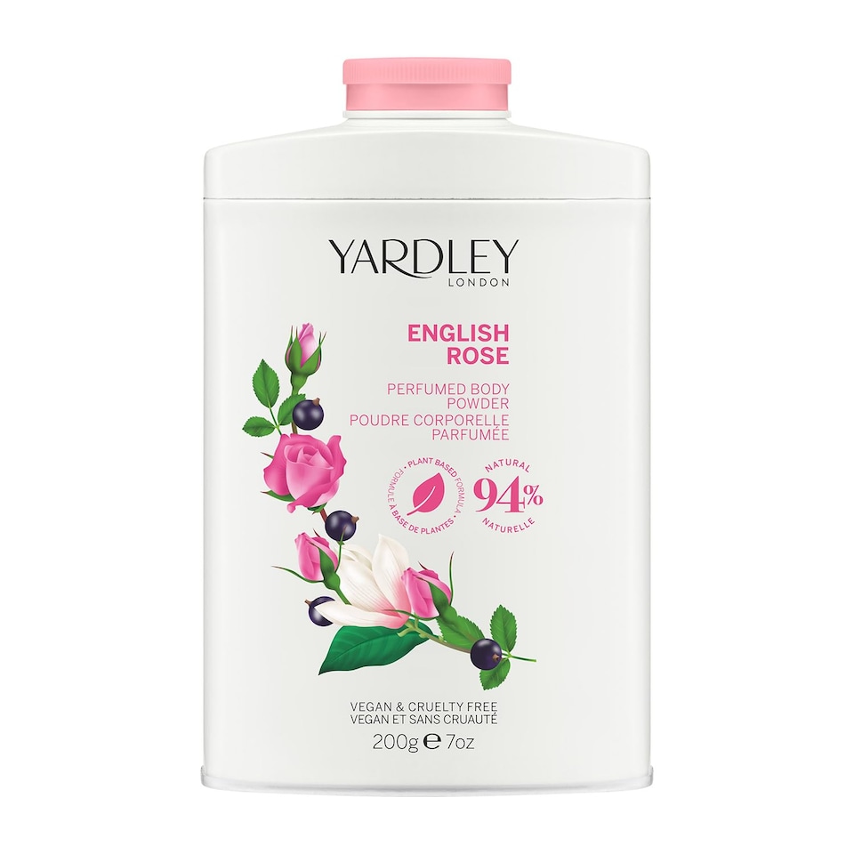 image 1 of Yardley London English Rose Perfumed Body Powder 200g