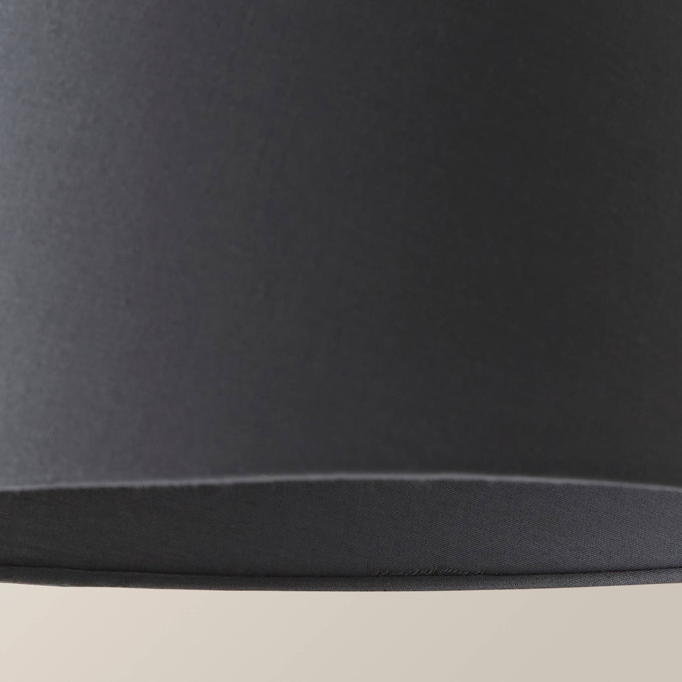 image 1 of ValueLights Aspen Small Grey Taper Ceiling Shade