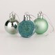 image 1 of 24pcs Turquoise Baubles 3cm PVC Set