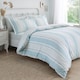 image 1 of D & D Finlay Stripe Duvet Cover Set Blue