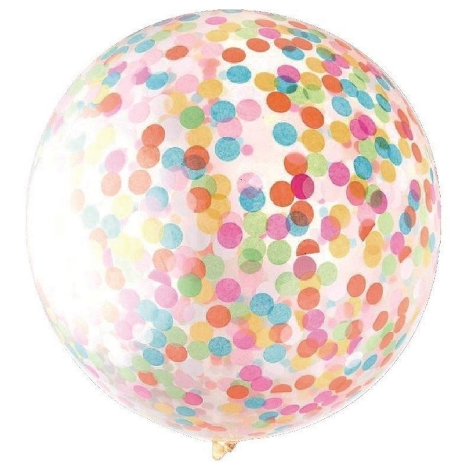 Globos Latex Confetti Balloon - Multicoloured - One Size