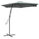 image 1 of Outsunny 3m Cantilever Parasol with Easy Lever Crank Handle 6 Metal Ribs Grey