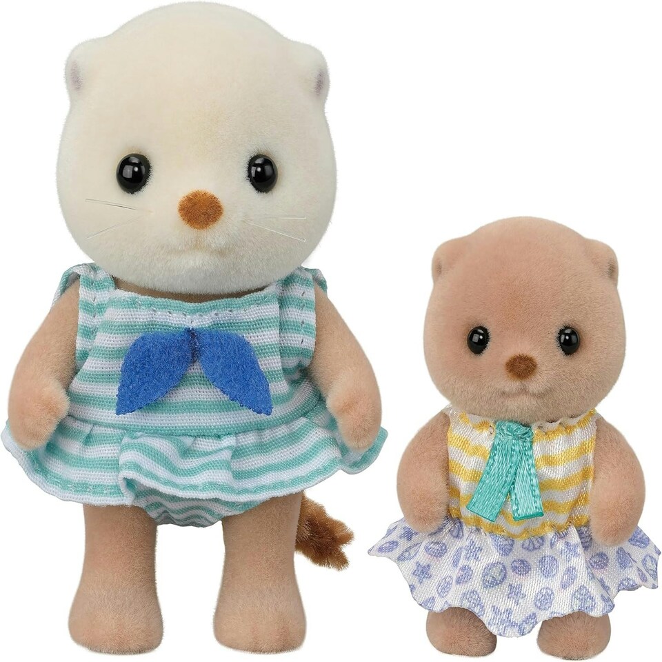 image 1 of Sylvanian Families - Sea Otter Sisters-Splashy Snorkel Set