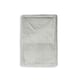 image 3 of BHS Luxury Ribbon Velvet Throw, Silver Grey | Silver