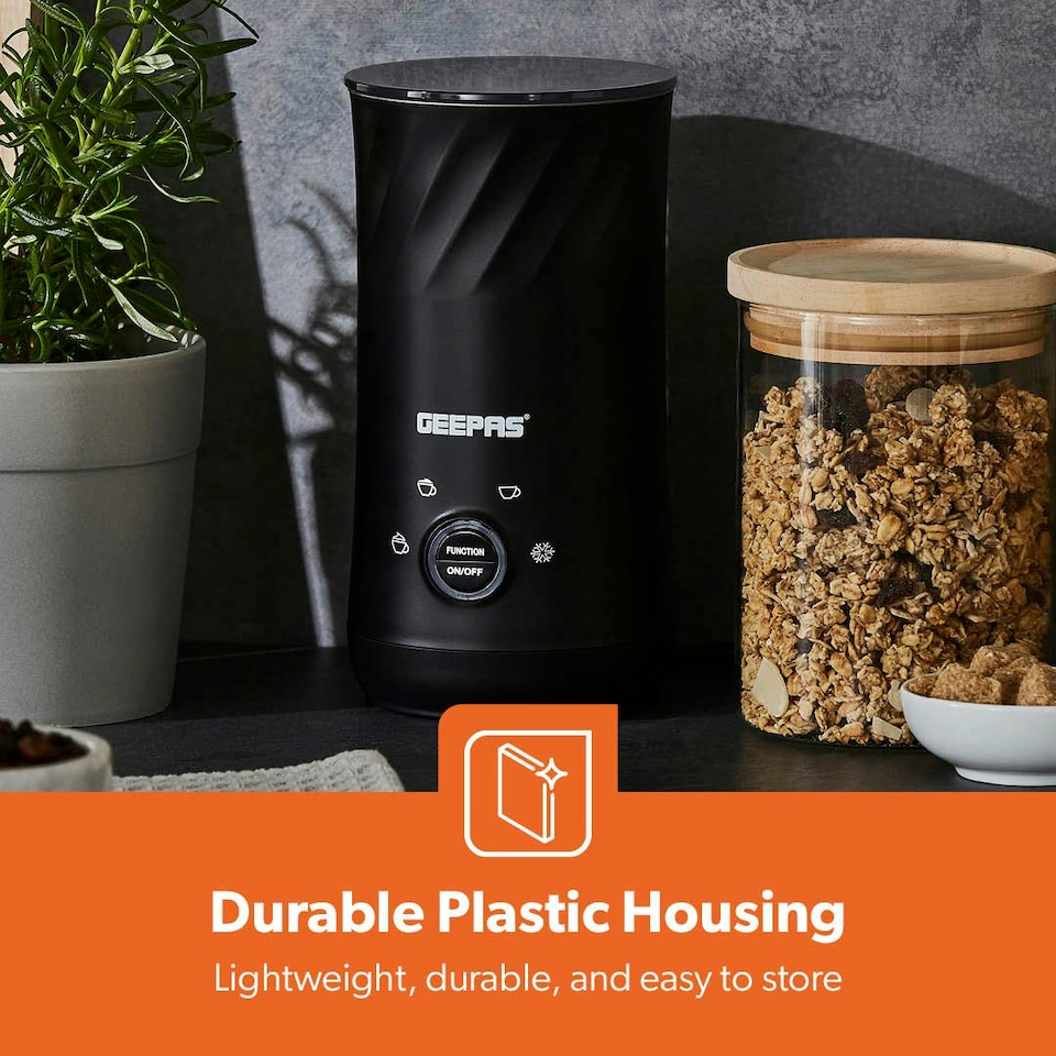 image 1 of GEEPAS 4-Setting Electric Milk Frother