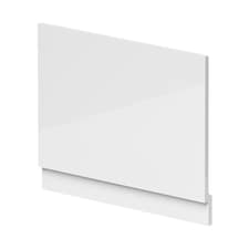 700mm MDF Bath End Panel & Plinth - Gloss White | White | Gloss White | 1