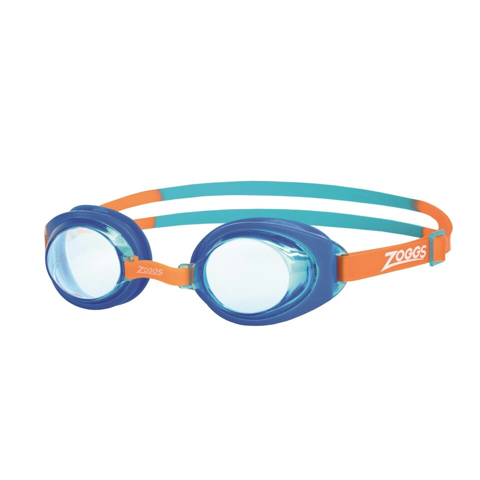 image 1 of Zoggs Childrens/Kids Little Ripper Swimming Goggles - Blue/Orange/Clear - One Size