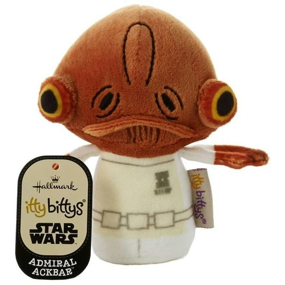image 1 of Admiral Akbar Star wars Itty Bittys Plush Soft Toy 4.75 Inches