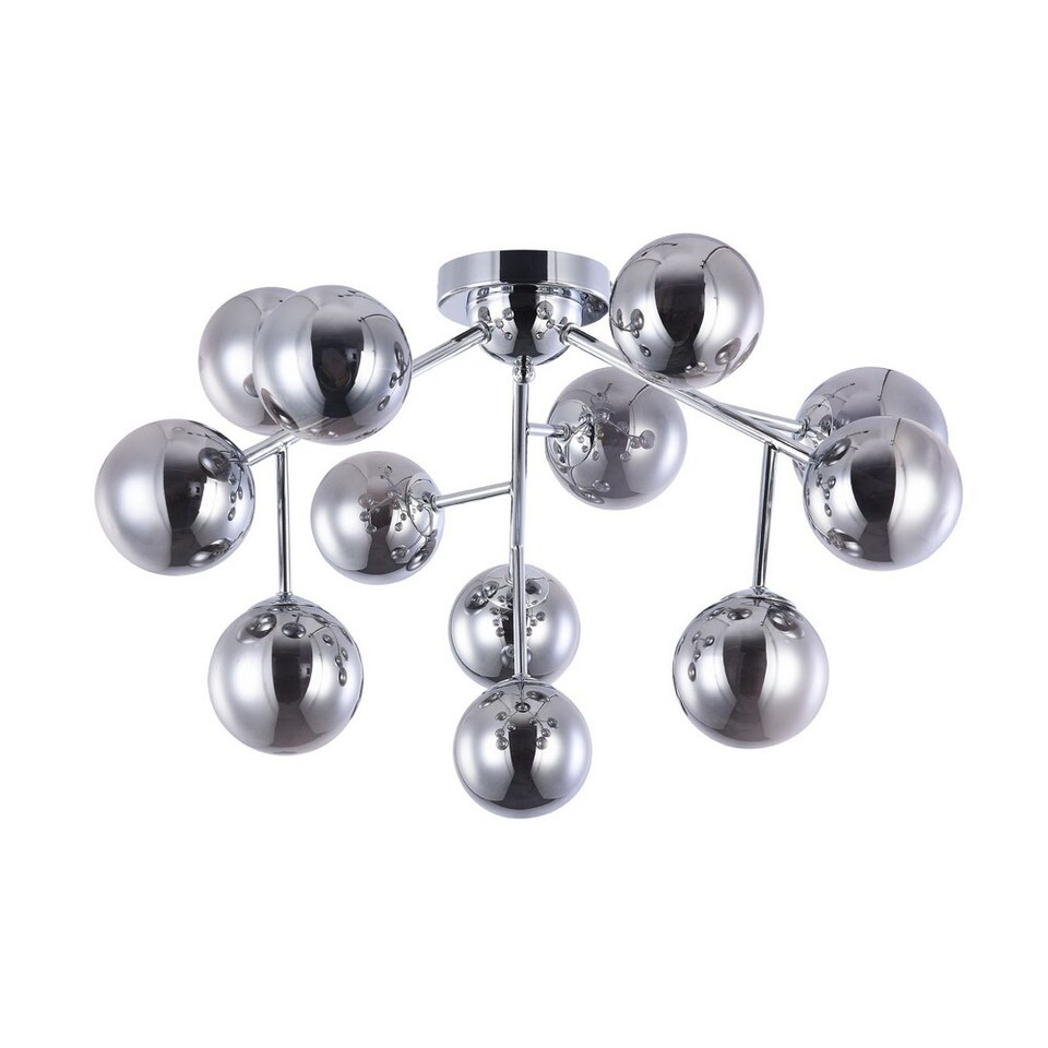 image 1 of Dallas Semi Flush Ceiling Lamp Chrome, 12 Light, G9