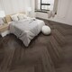 image 4 of Allo LH Arctic Oak 8mm SPC Click LVT Flooring Herringbone Wood Effect, For Commercial Use | Brown | Arctic | Coverage per Pack: 1.75m² | 1