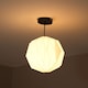 image 5 of ValueLights Astrid White Origami Ceiling Light Shade & Bulb | White