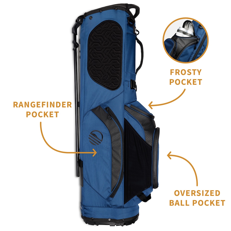 image 1 of Ryder Golf Bag - Navy Blue
