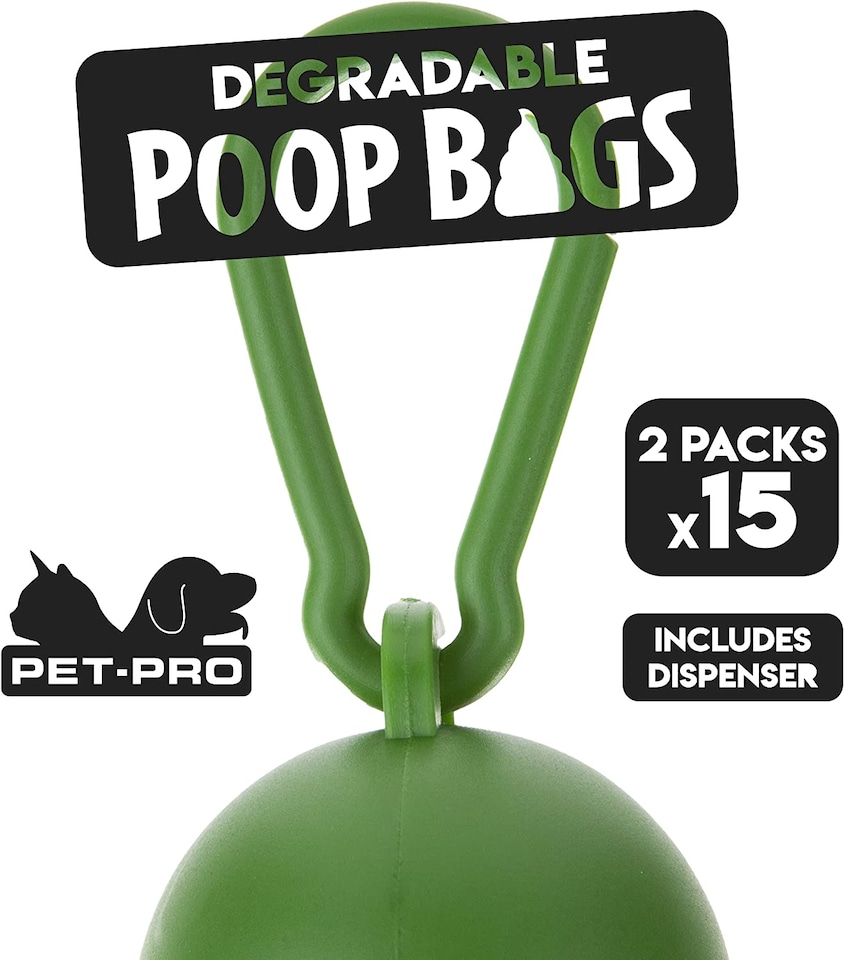 image 1 of PMS Clip-On Dog Waste Bags with Dispenser