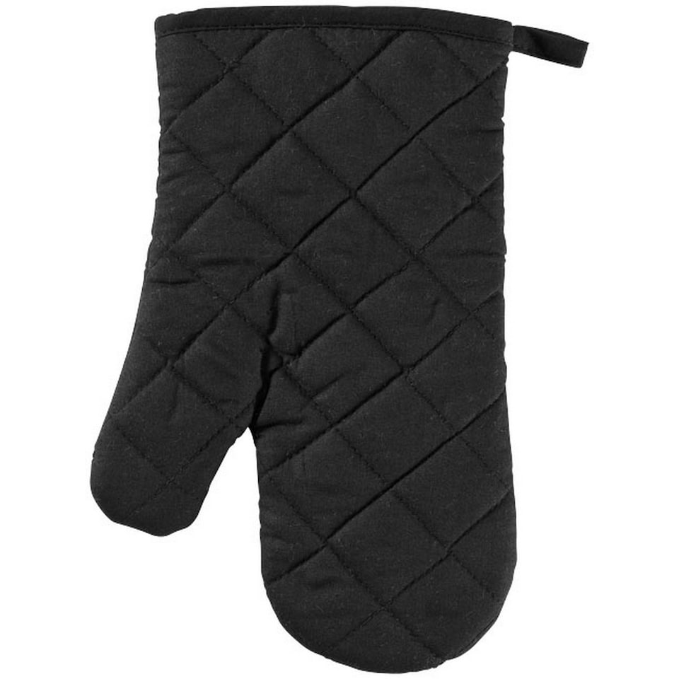 image 1 of Bullet Zander Oven Glove - Solid Black - 26.5 x 17 x 2 cm