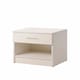 image 1 of Rio Costa Nightstand with 1 Drawer White Finish