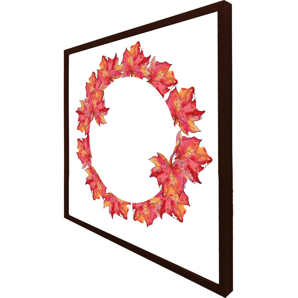 image 1 of Autumn reath (Picture Frame) Black | XS