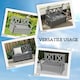 image 6 of Outsunny Wood Storage Garden Bench for Patio Outdoor Seating, Charcoal Grey 