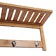 image 8 of HOMCOM Hallway Wall Mounted Shelf Clothes Rack Hanging Coat Hooks Storage