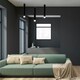 image 2 of Milagro Pendant Lamp Carbon 3X5W Led Black