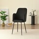 image 7 of Seattle Dining Table with 4 Charlotte Velvet Chairs Grey