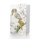 image 2 of Numata Kashu Art Card Short Eared Owl on Cherry Blossom Tree