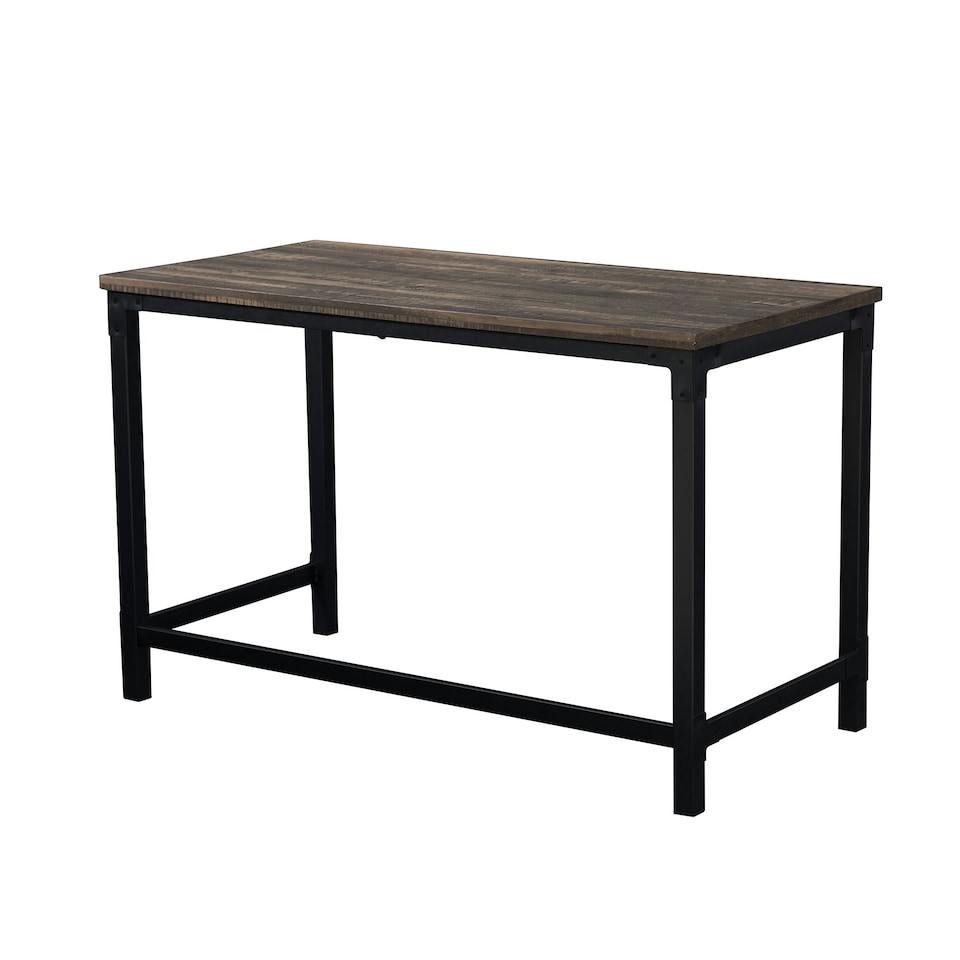 image 1 of Sunjoy Studio Space Hammerstein Desk Black | wood grain