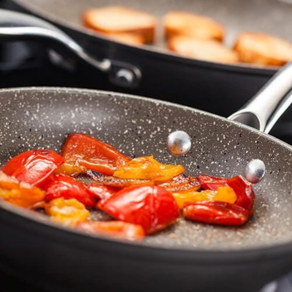 image 1 of Stellar Rocktanium Twin Frying Pan Set