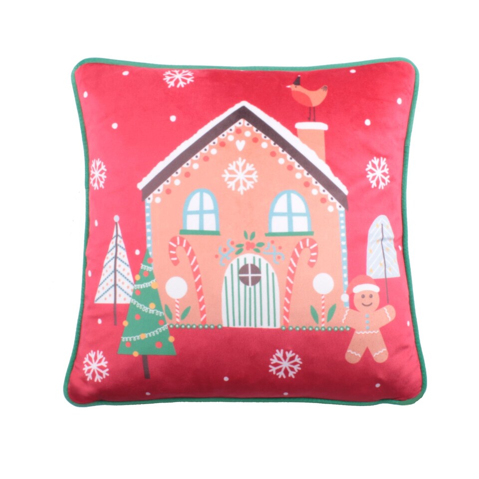 image 1 of Fusion Gingerbread Man Filled Cushion Multi