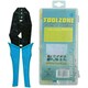 image 1 of Electrical Ratchet Crimping Crimp Pliers with 76pc Insulated Terminals Spades
