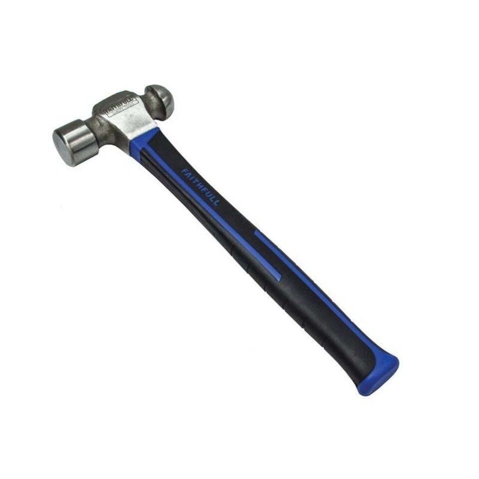 Faithfull Ball Pein Hammer, Fibreglass Shaft - Multi Colour - 908g (32oz)