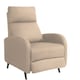 image 1 of Fabric Recliner Chair Upholstered in Cream Linen