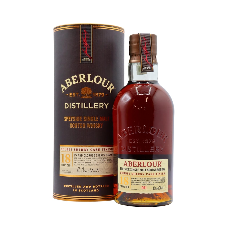 Aberlour - Double Sherry Cask - Batch No. 001 Single Malt Scotch 18 year old Whisky