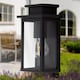 image 5 of Set of 2 Cotswold - Black Traditional Flush Outdoor Wall Lights