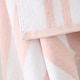 image 2 of Bianca Reversible Stripe Cotton Jacquard Bath Towel | Pink | Blush Pink | Bath towel