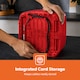image 5 of GEEPAS 4 Slice Toaster 1400W, Red