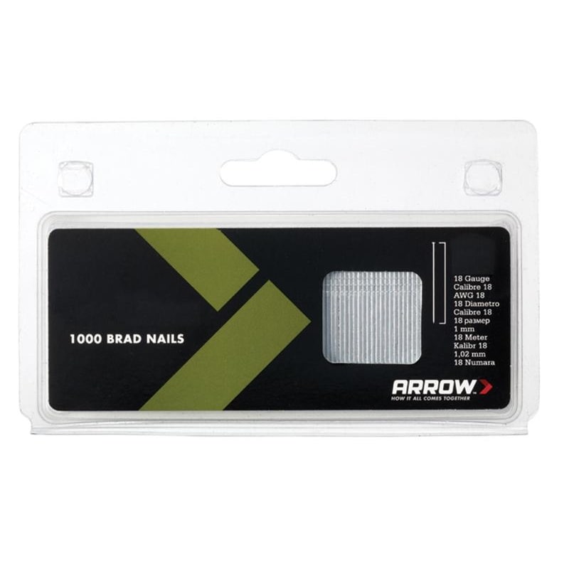 Arrow Brad Nails Multi Multi Colour Length 38mm 1